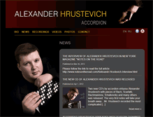 Tablet Screenshot of hrustevich.com